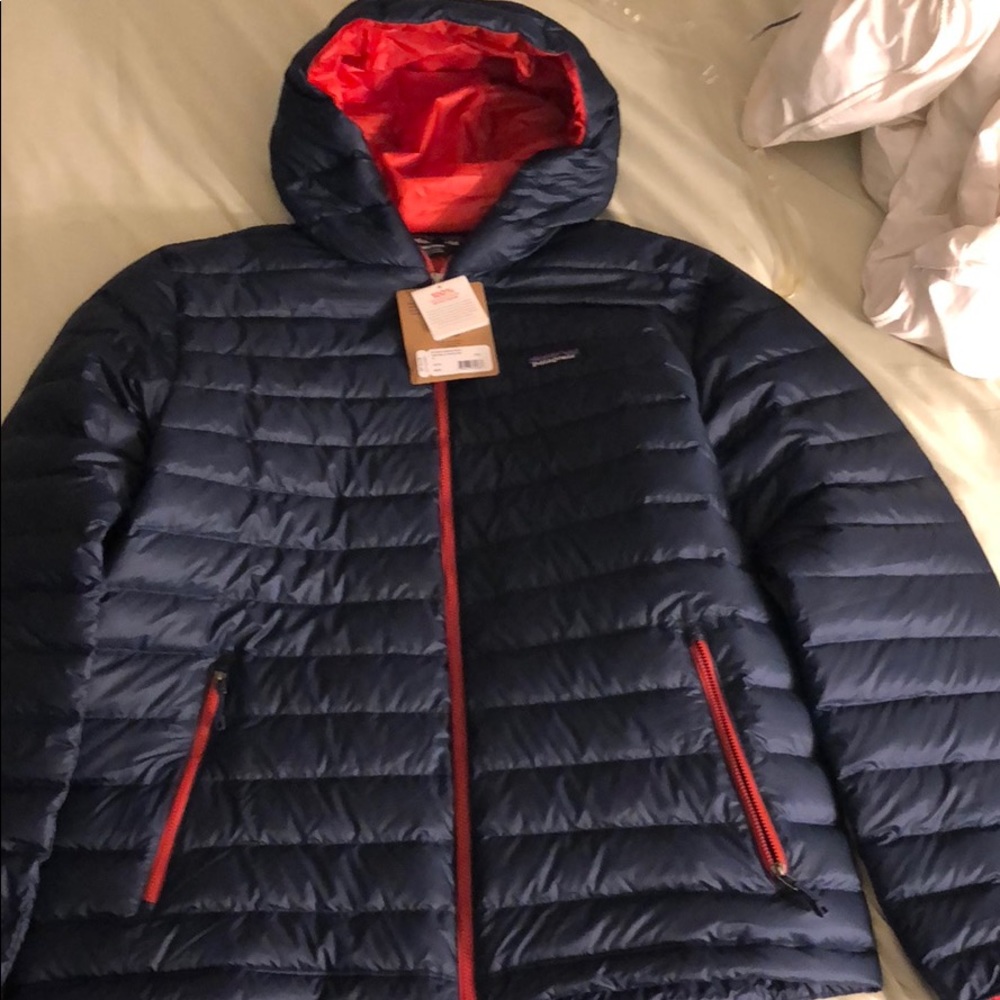 Patagonia down jacket with hood